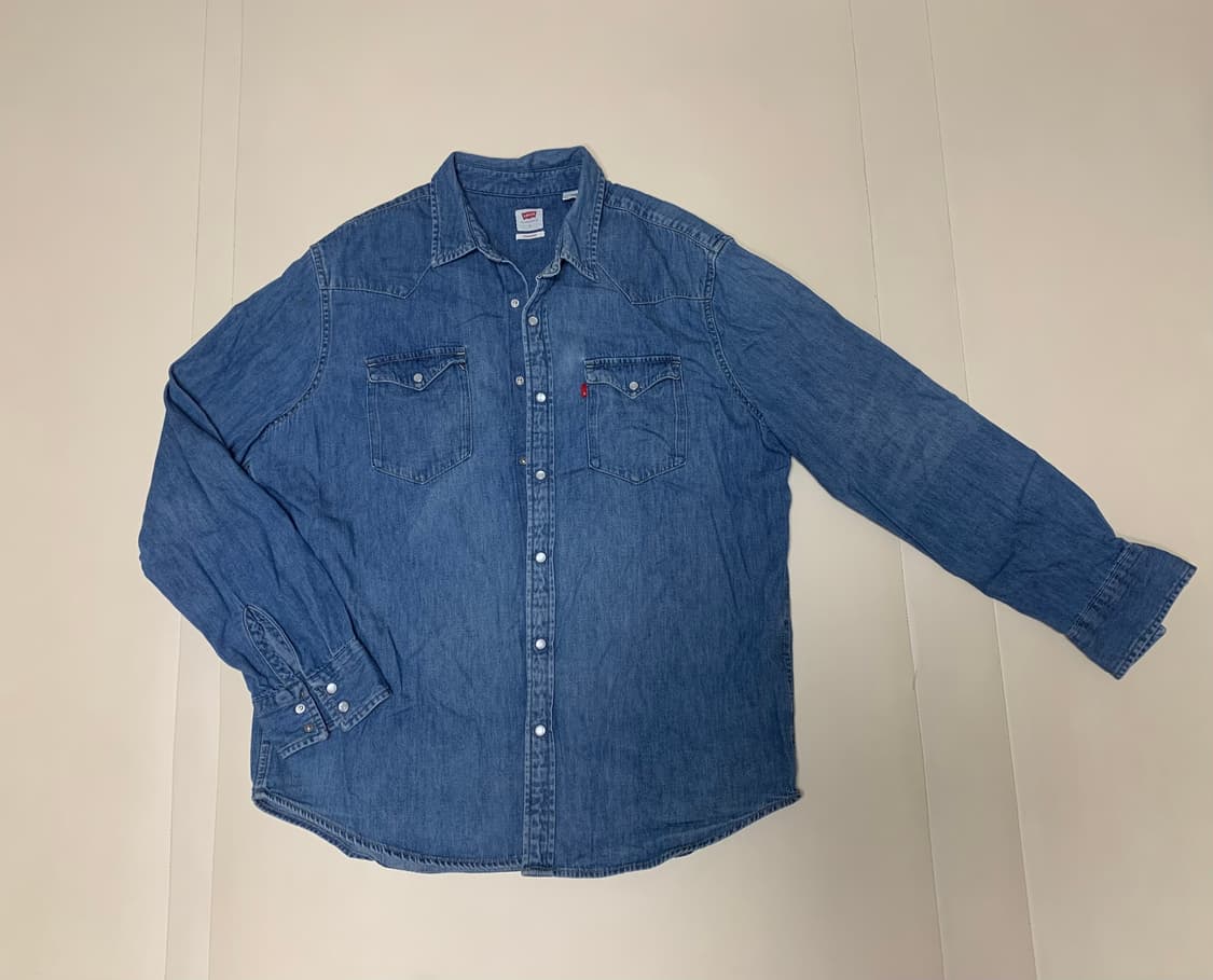 [L] 리바이스 웨스턴 데님 셔츠 상품이미지1