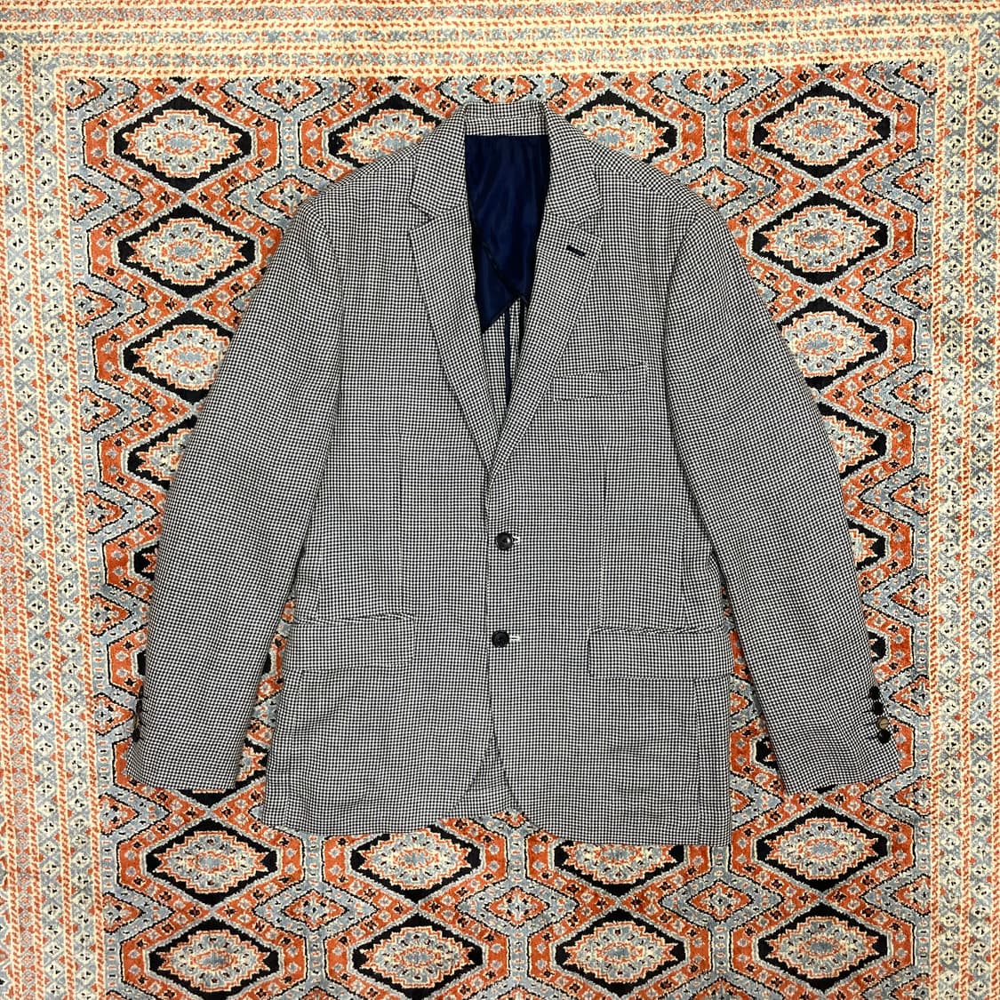 빈폴 하운드투스체크 패턴 투버튼 자켓 블레이저 여성100 상품이미지1