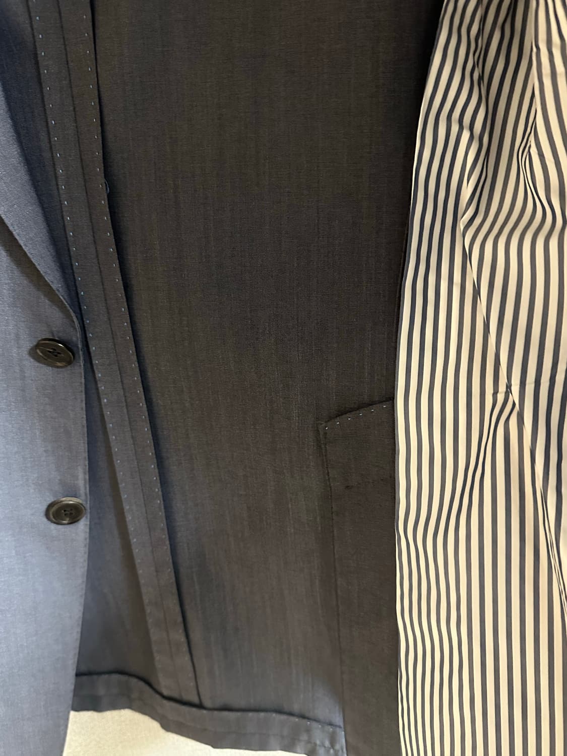 타임 남자 자켓 거의새것 슈트자켓 여름 세미정장 상품이미지6