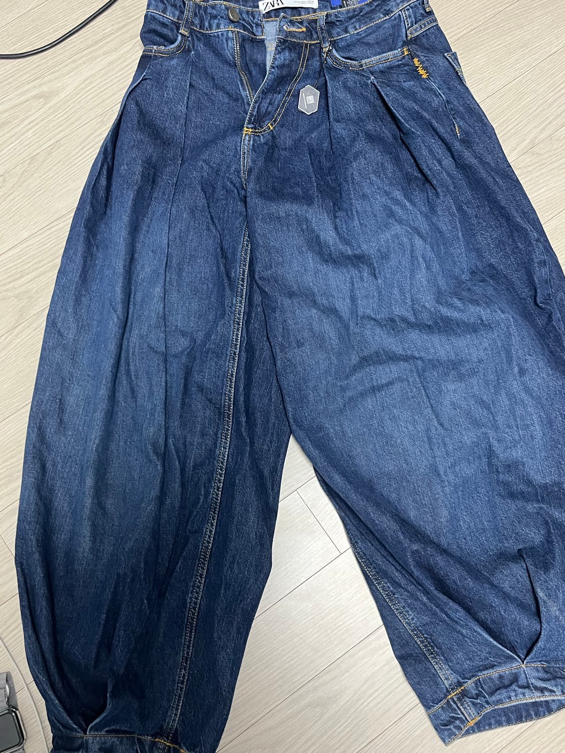자더X아더에러 배럴핏 블루 데님 판매합니디(34사이즈) 상품이미지1