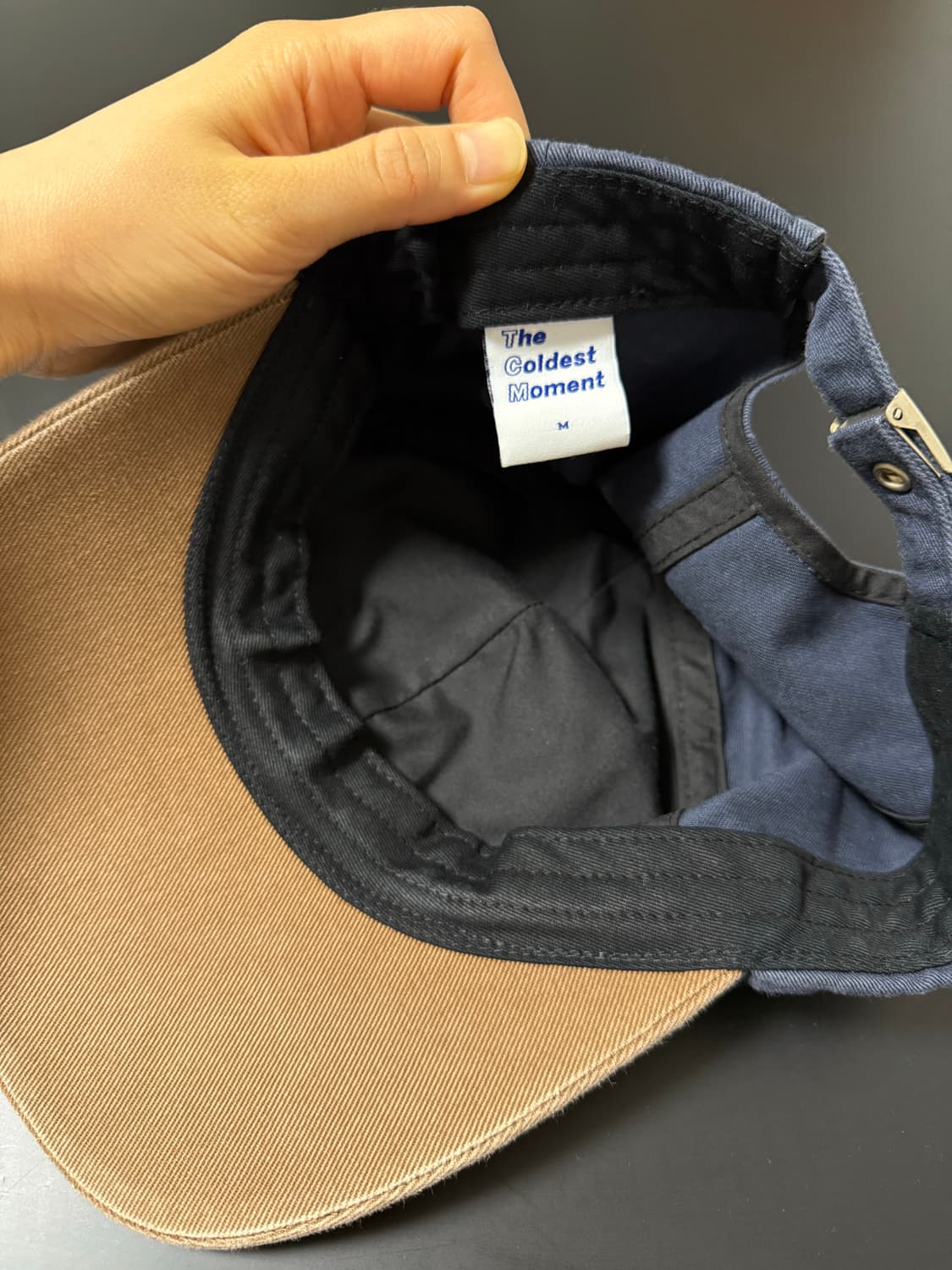 [더콜디스트모먼트] tcm mush cap navy 상품이미지2