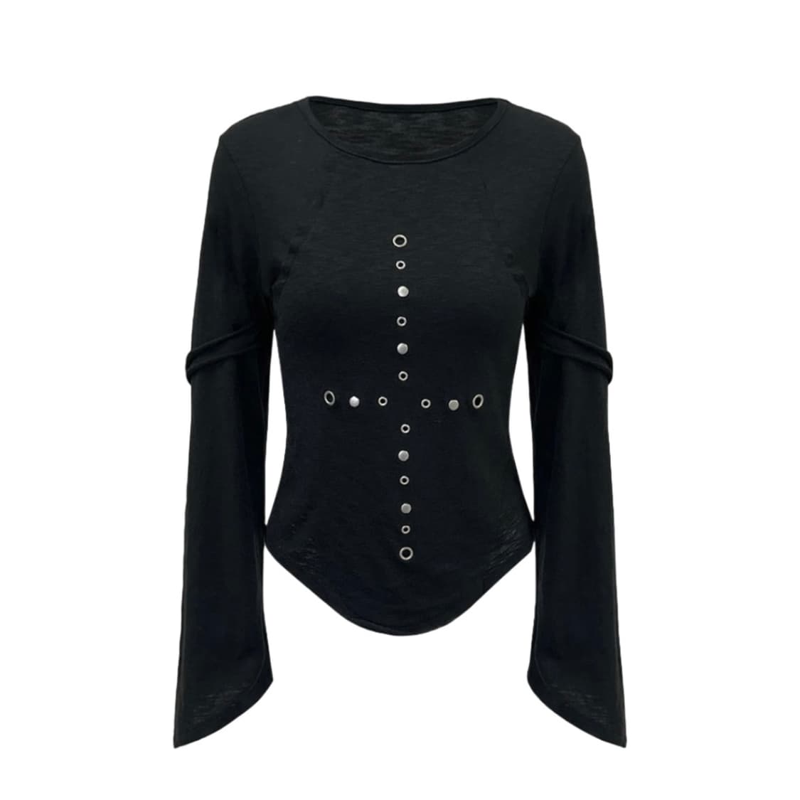 0104 패치 리벳 롱슬리브 상품이미지1