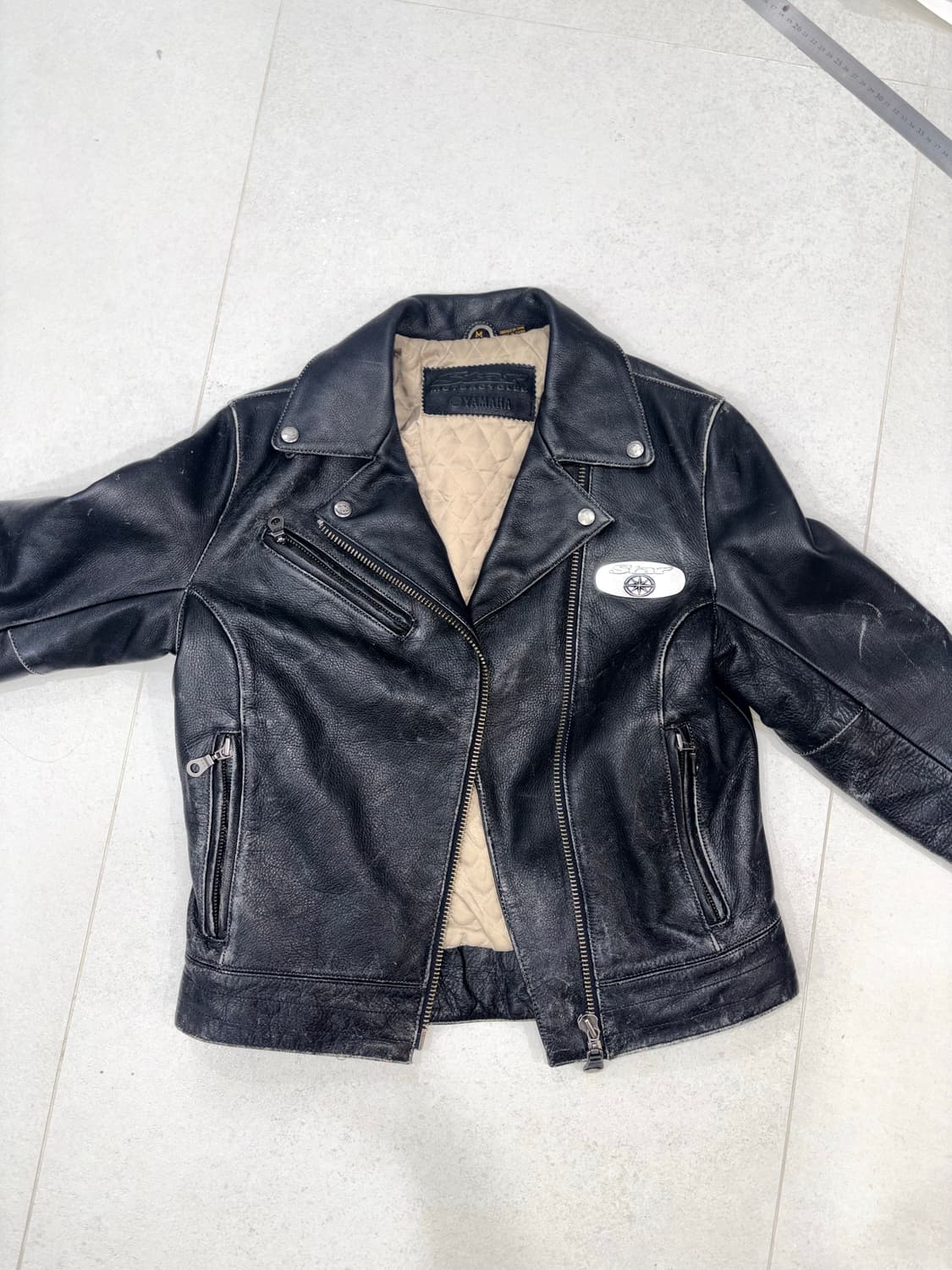 야마하 바이커 가죽 자켓 상품이미지3