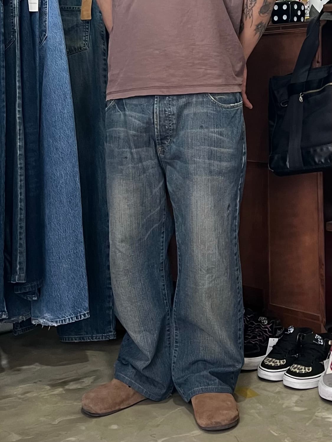 00’s Stussy 데님팬츠 36 (기장수선) 상품이미지1