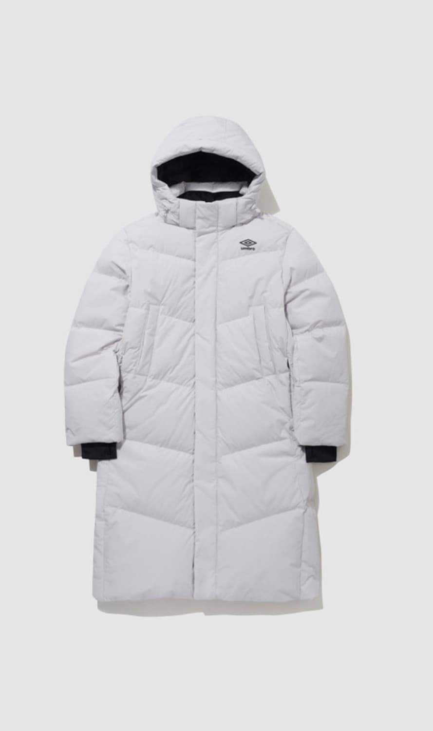 엄브로 구스다운 롱패딩 화이트 상품이미지1
