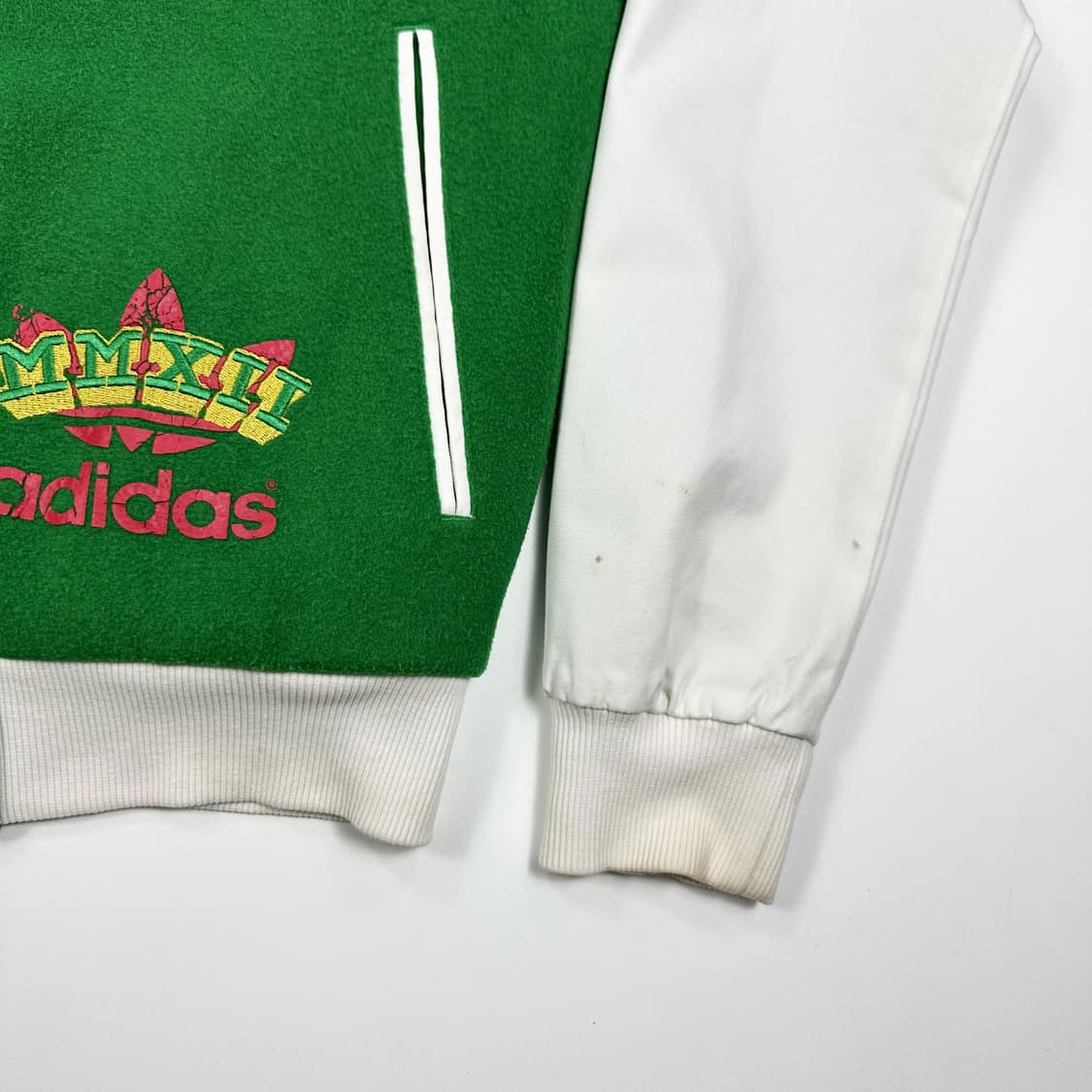 아디다스 오리지널 그린 바시티 스타디움 자켓 (S) 상품이미지5