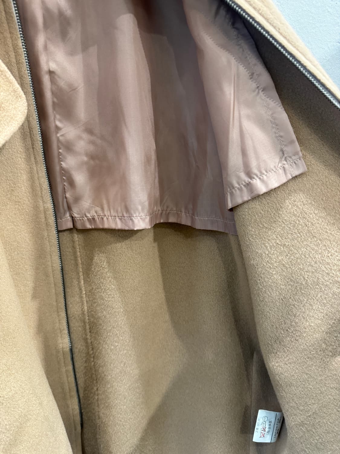 japan vintage 울 하프코트 상품이미지4