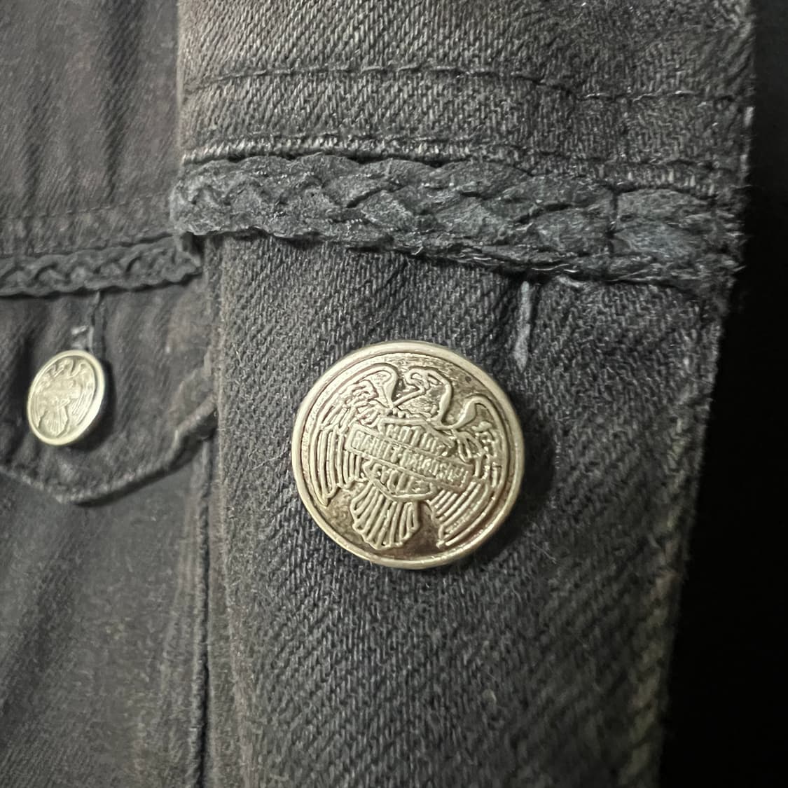 할리데이비슨 블랙 데님 자켓 상품이미지6