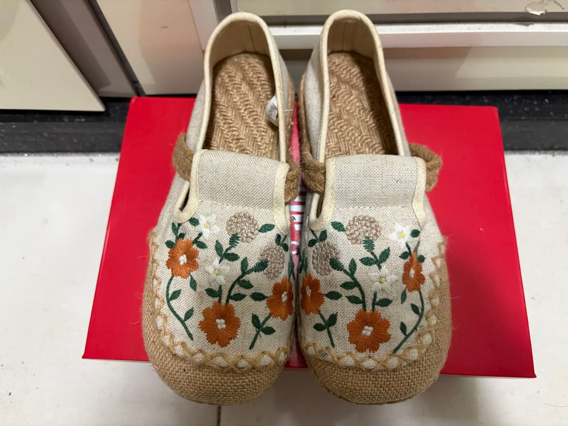 모리걸 자수 신발 새것 상품이미지1