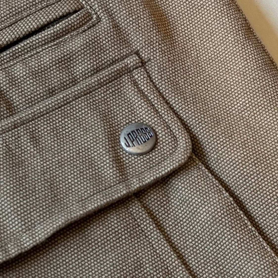 [105-108] 90s J.PRESS 캔버스 플란넬 워크 베스트 상품이미지4