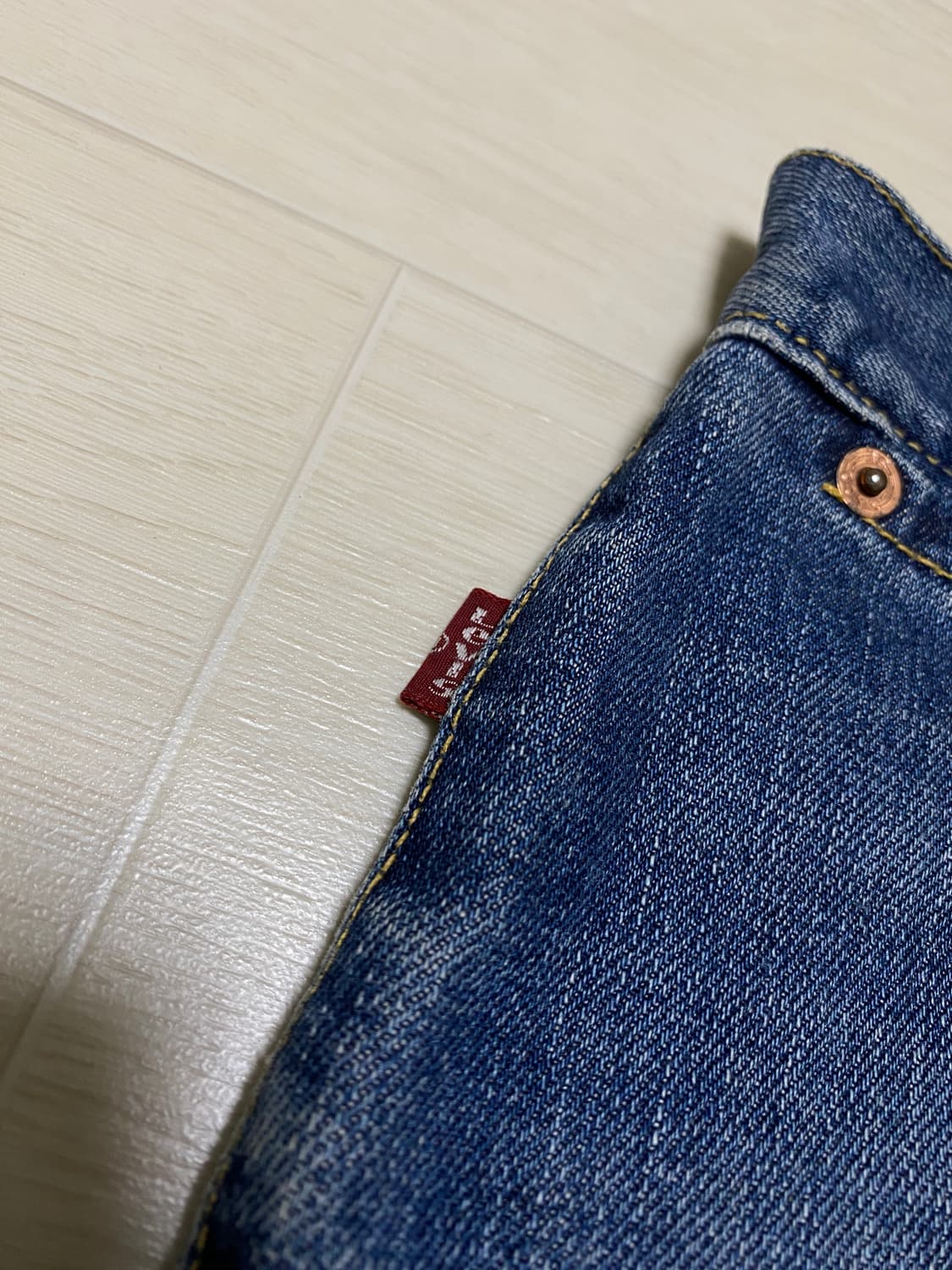 리바이스 621 데님 스커트 치마 상품이미지4