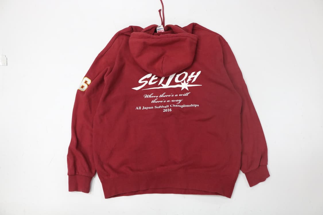 프린트스타 빈티지 세이죠 소프트볼 챔피언십 후드티셔츠  상품이미지6