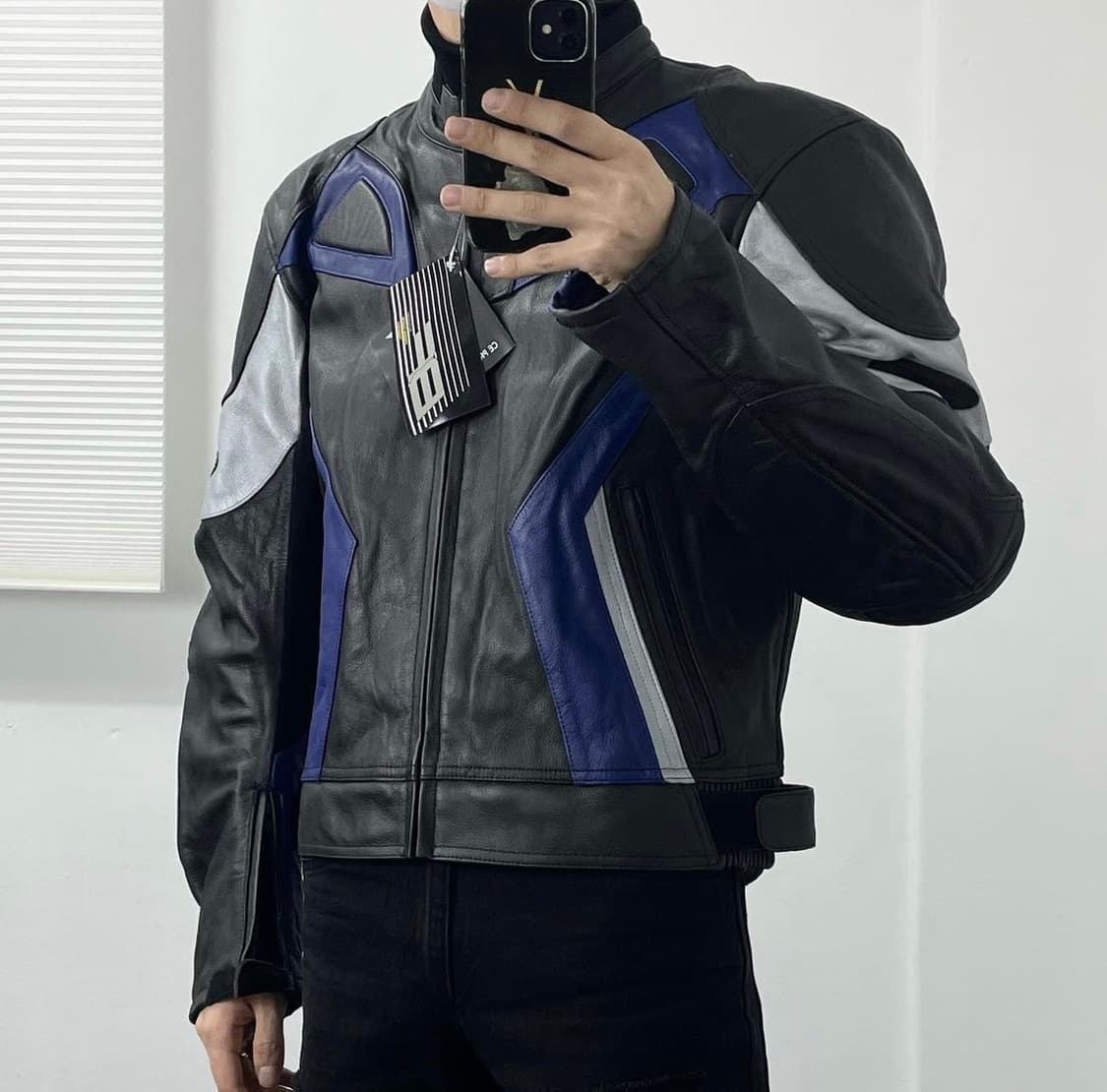 (새상품) XL BF 소가죽 레이싱 자켓 상품이미지3