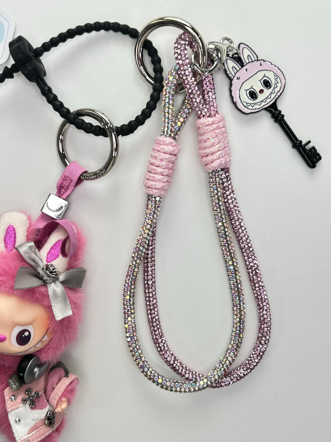 🙊미니라부부 내 마음속 비밀번호”Q”커스텀키링 상품이미지3