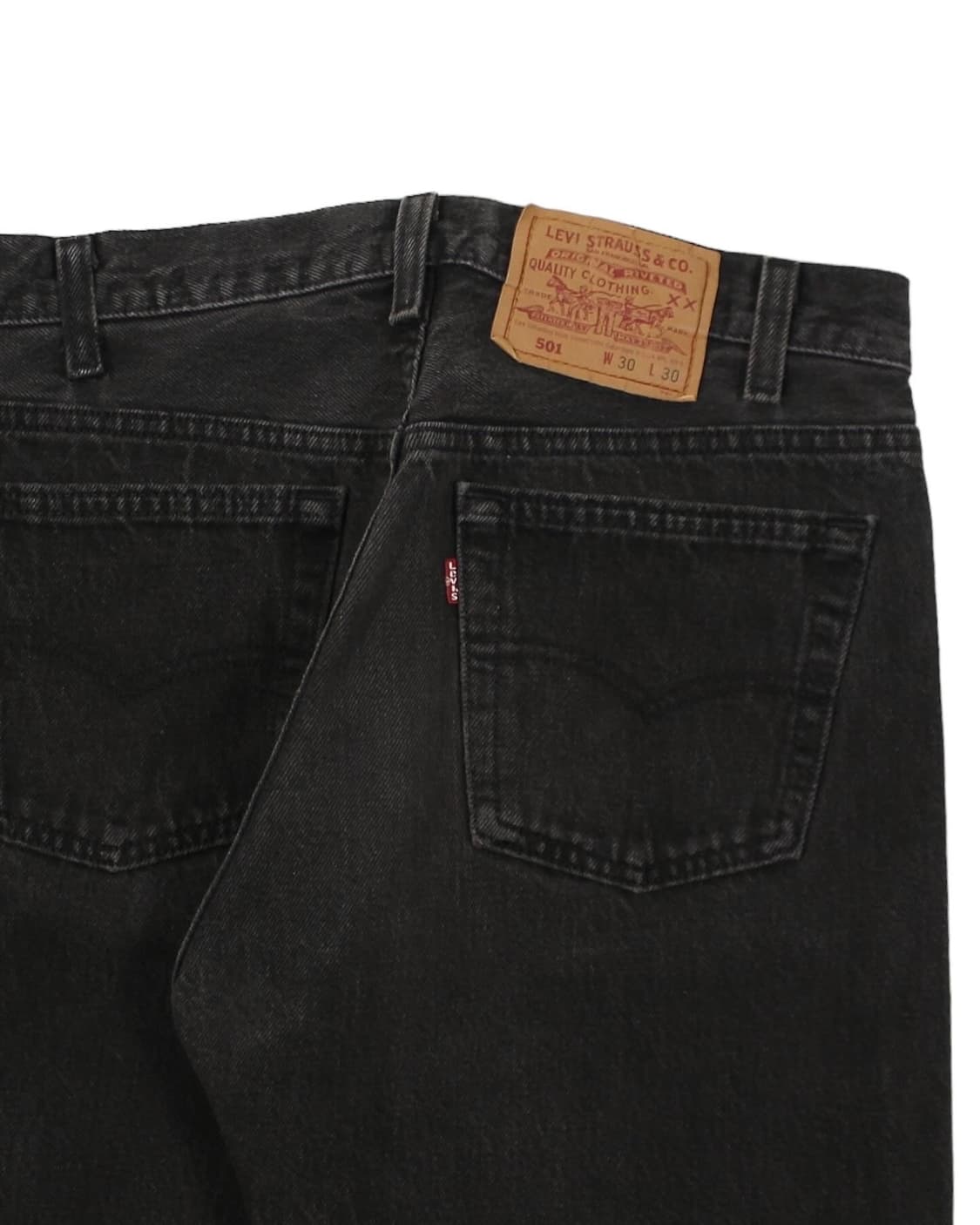 1992 USA 리바이스 501 블랙 데님 팬츠 빈티지 상품이미지3