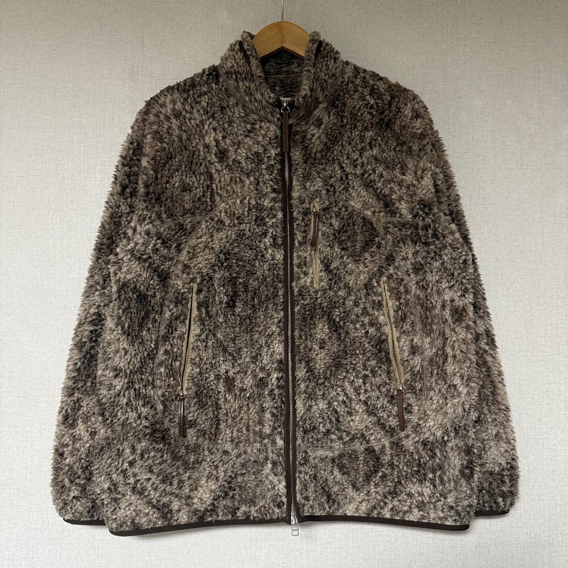 [40]올드조 21FW 아라베스크 파일 집 후리스 자켓 상품이미지6