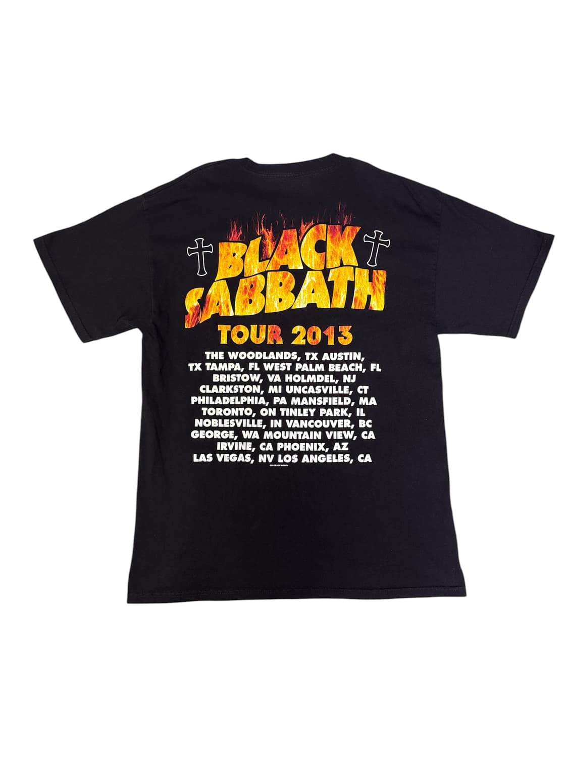 빈티지 블랙사바스 BLACK SABBATH 13 북미 투어티 L 상품이미지4