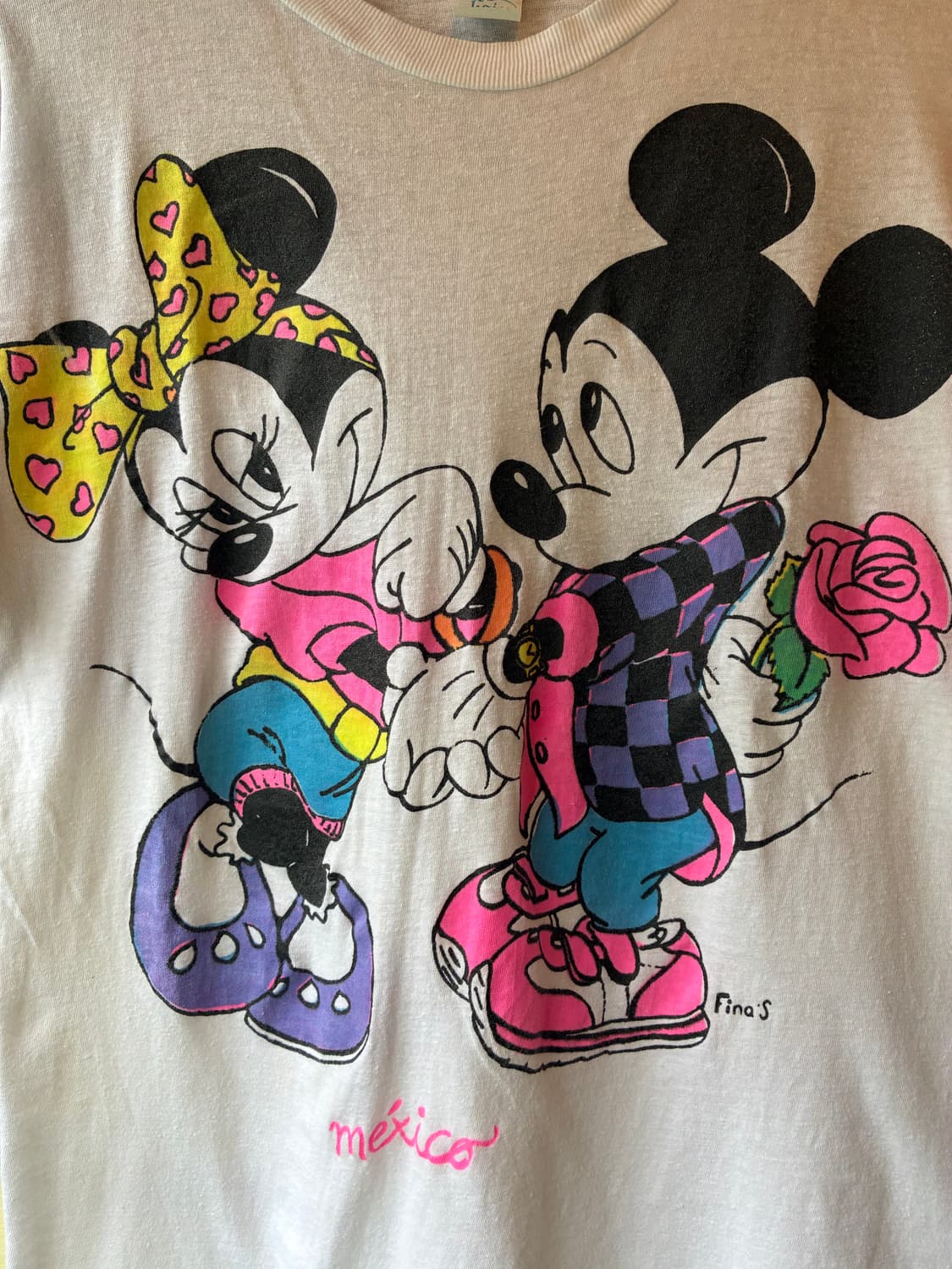 90s Vintage Mickey & Minnie Mexico Tee 상품이미지6