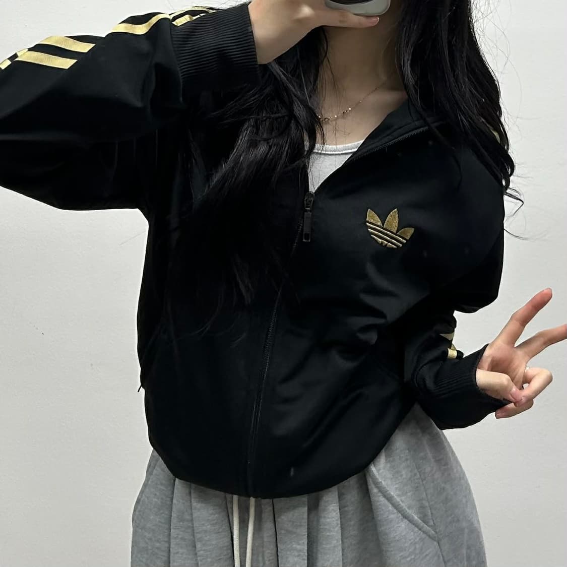 아디다스 검금 구파이어버드 엔시티 시온 트랙탑 희귀져지(110) 상품이미지1