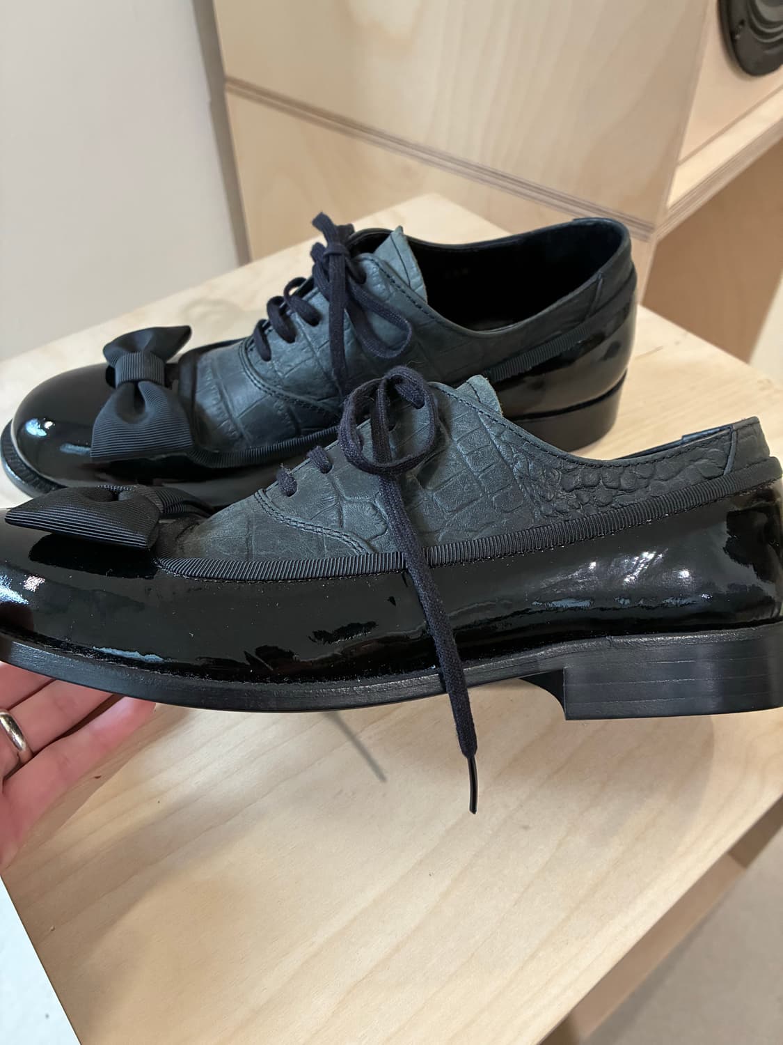 꼼데가르송 리본 구두 상품이미지4