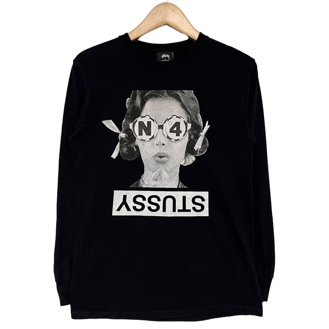스투시 Stussy N4 롱슬리브 블랙 상품이미지2