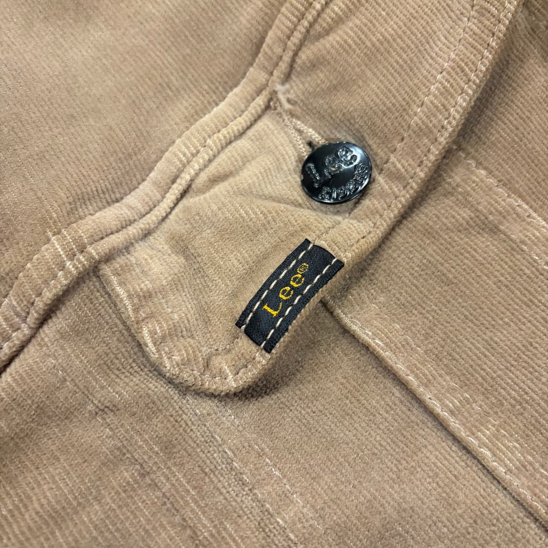 [M] Lee 리 라이더스 코듀로이 카라 퍼 자켓 브라운 B853 상품이미지4