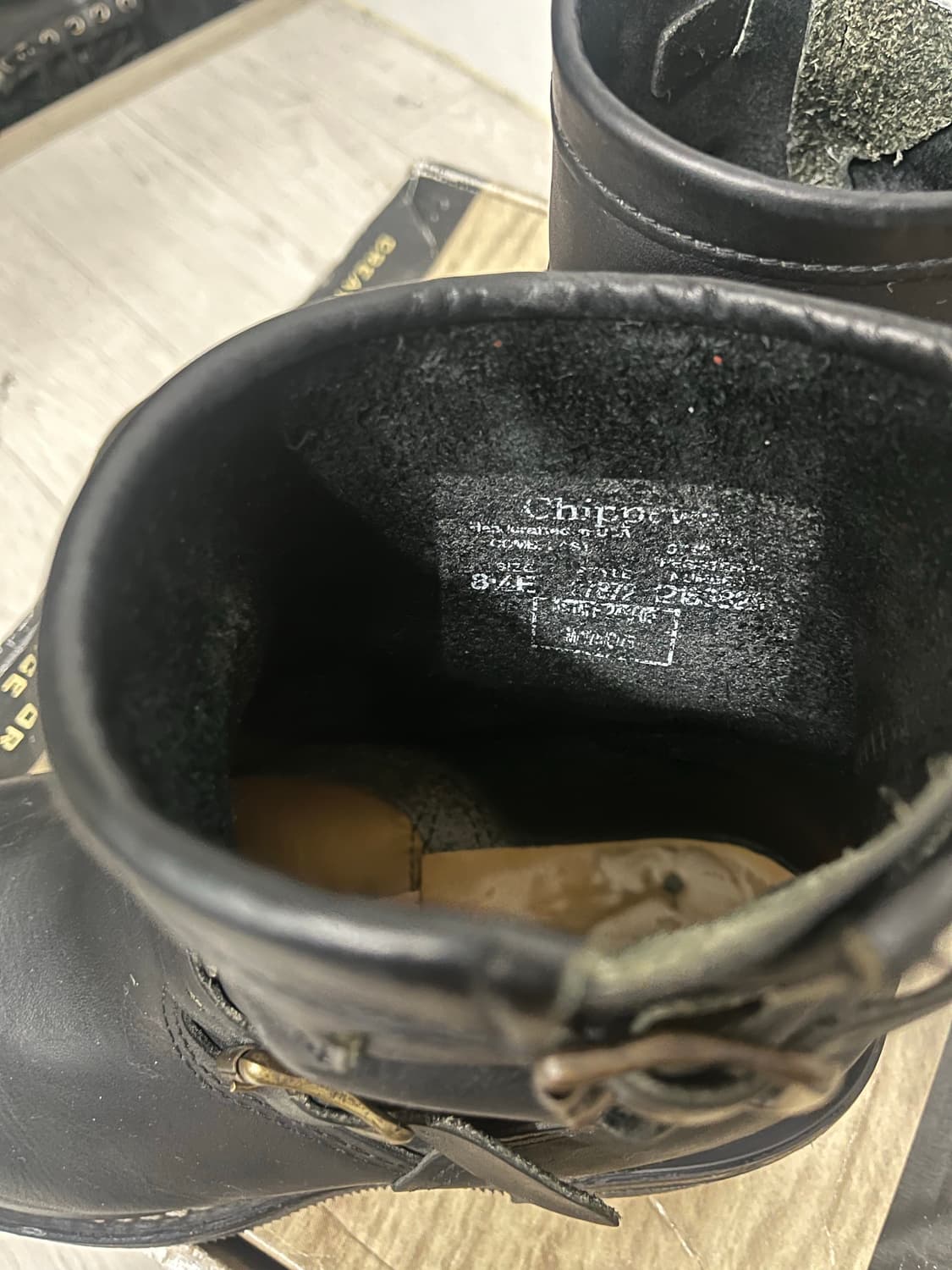 치페와 엔지니어 부츠 8.5E 7” 상품이미지6