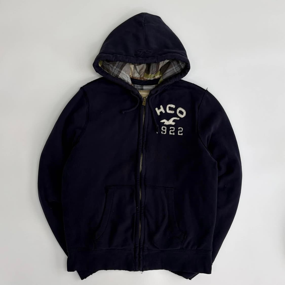 홀리스터 y2k 올드스쿨 안감 퀄팅 패디드 자켓 후드집업 점퍼 희귀져지( 상품이미지2