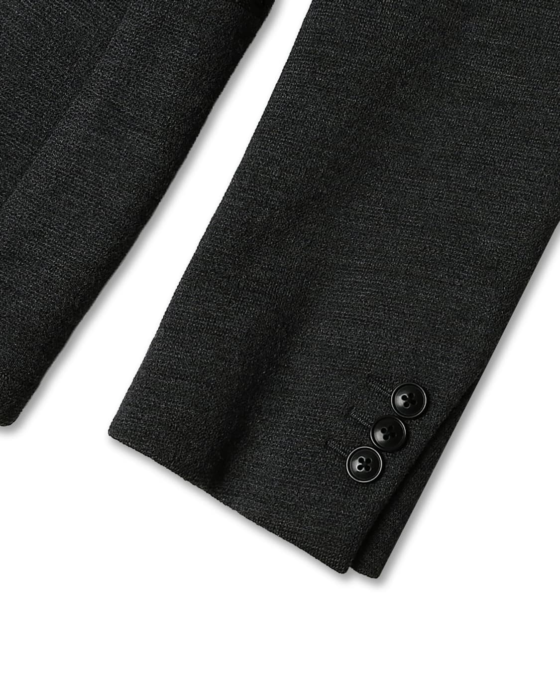 링자켓 [Ring Jacket X Jun] 다크 그레이 울 니트 자켓 상품이미지4