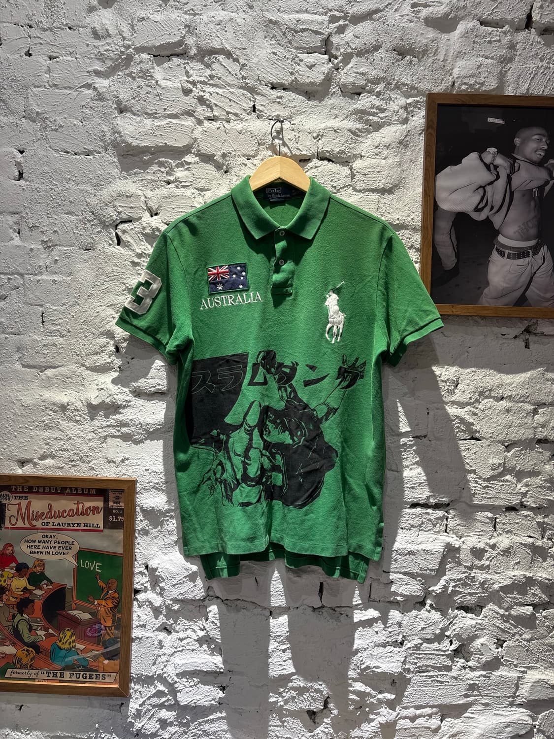 폴로 오스트렐리아 빅포니3 슬램덩크 커스컴 카라 반팔 티셔츠 상품이미지1