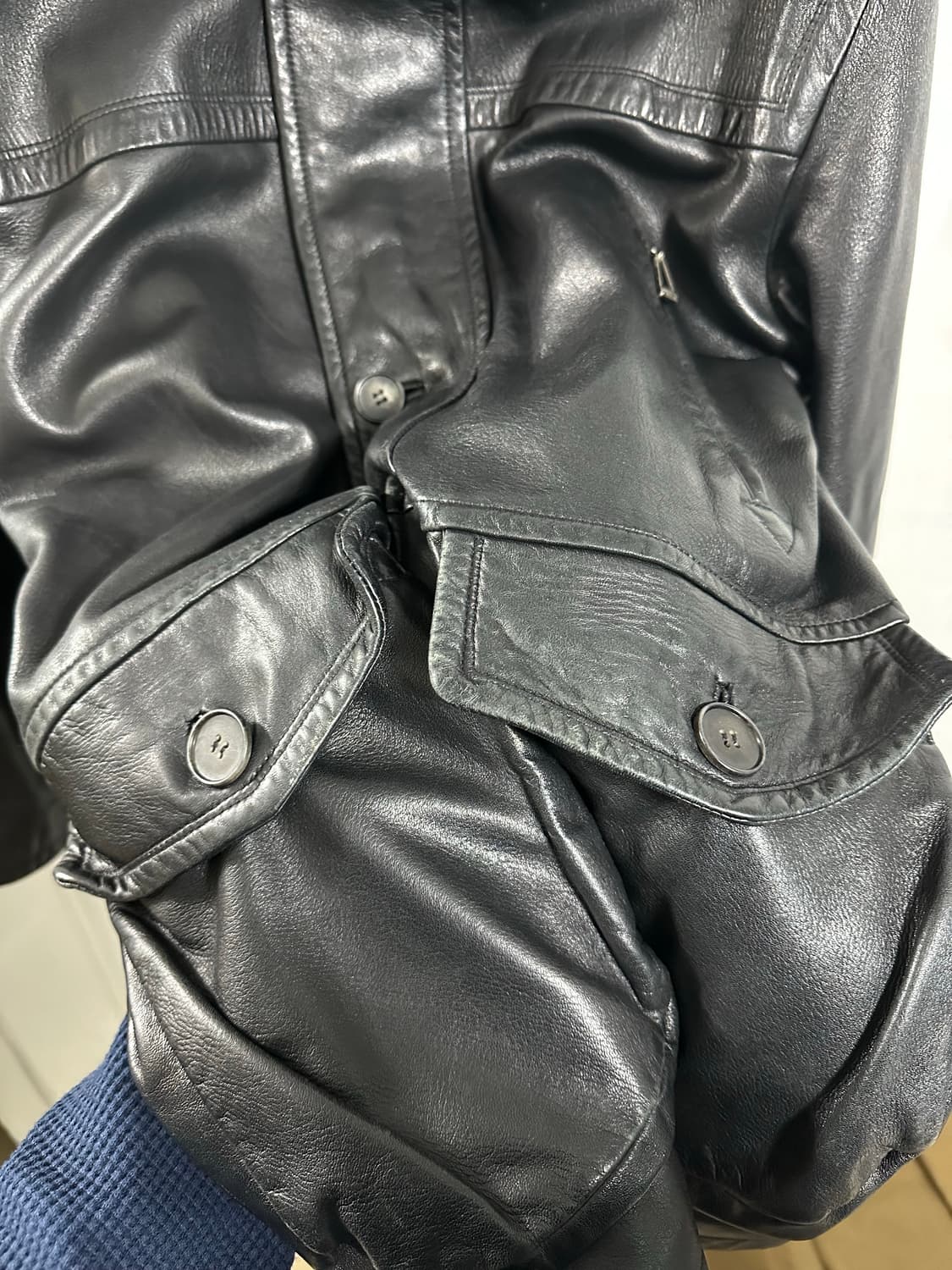 파블로 레더 카 코트 상품이미지4