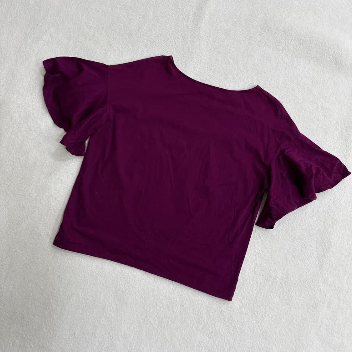 M 유니클로 플레어 소매 블라우스 0327T 상품이미지2