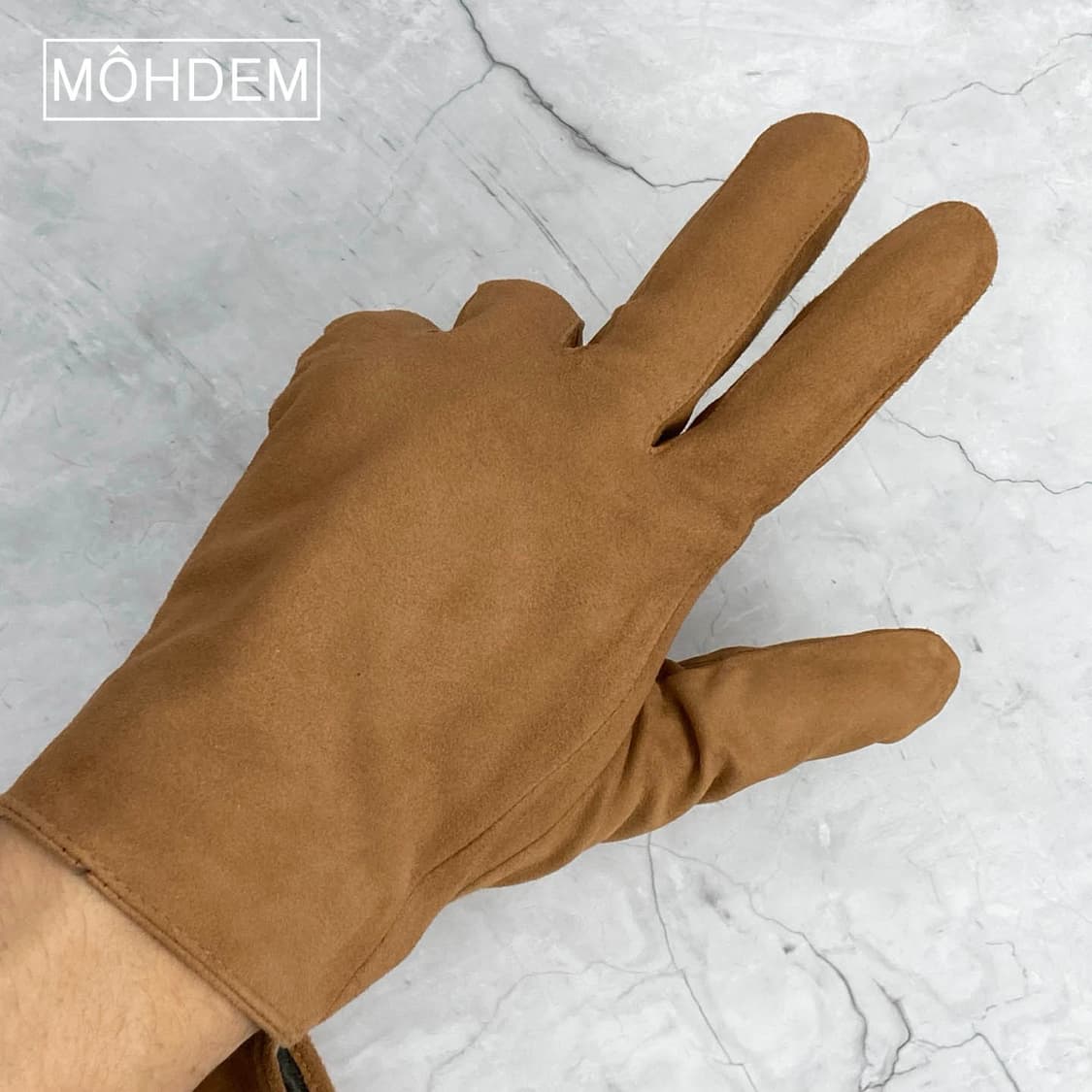 [premium] 스웨이드 가죽 장갑 카멜 상품이미지5