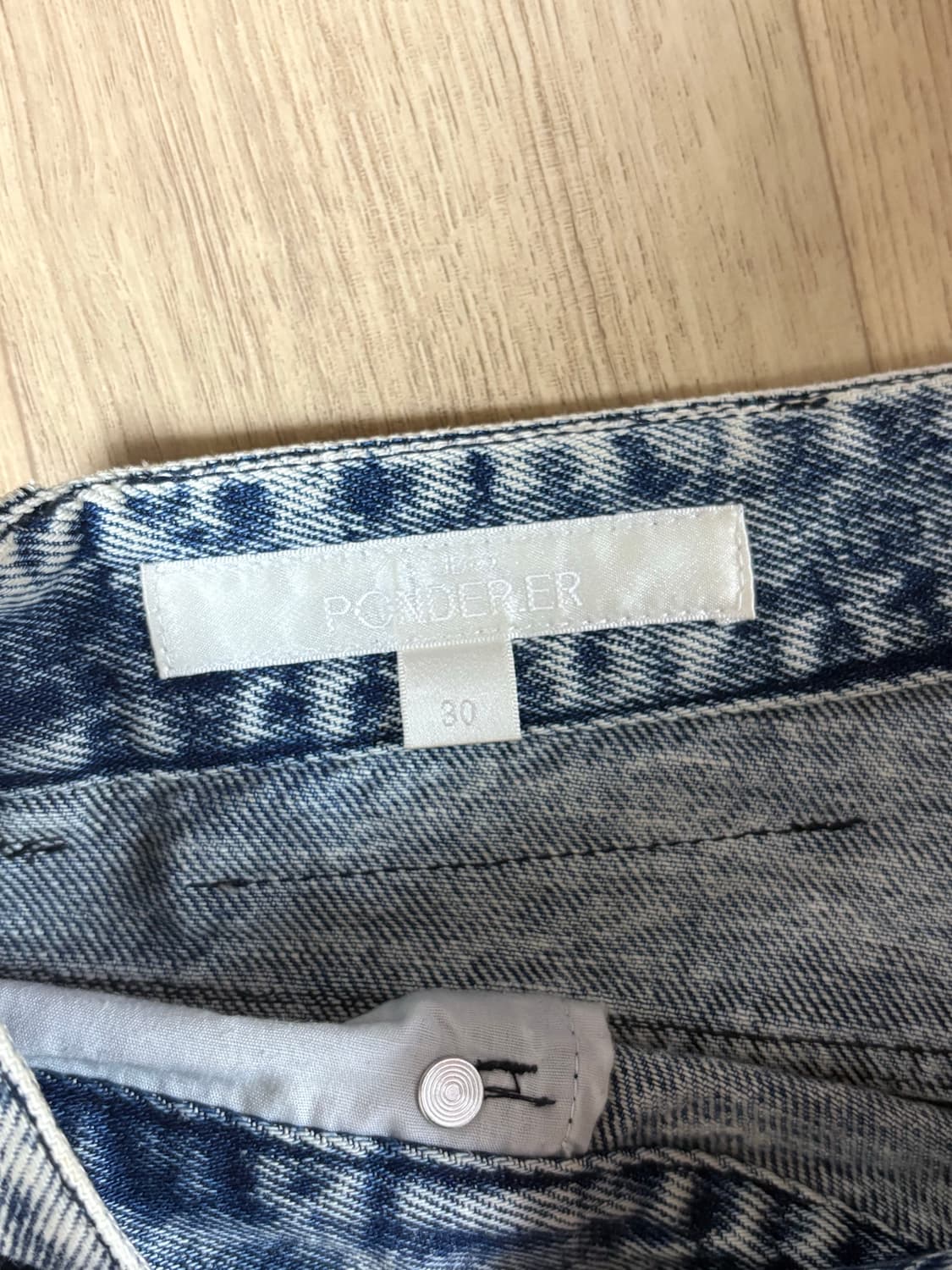 Ponder.er 폰더러 데님 트라우저 30사이즈 상품이미지8