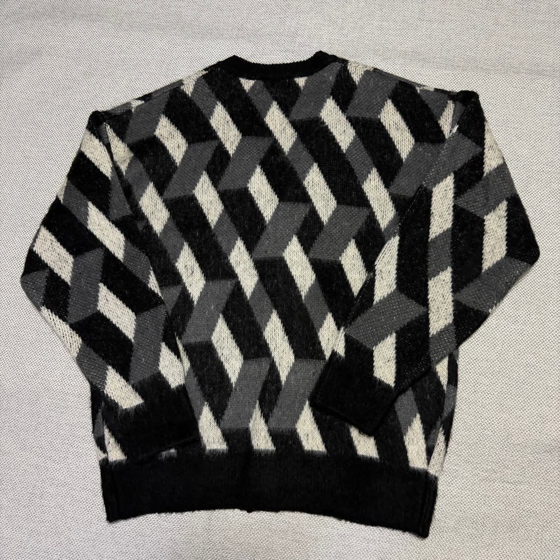 널디 NERDY 아가일 패턴 가디건 상품이미지6