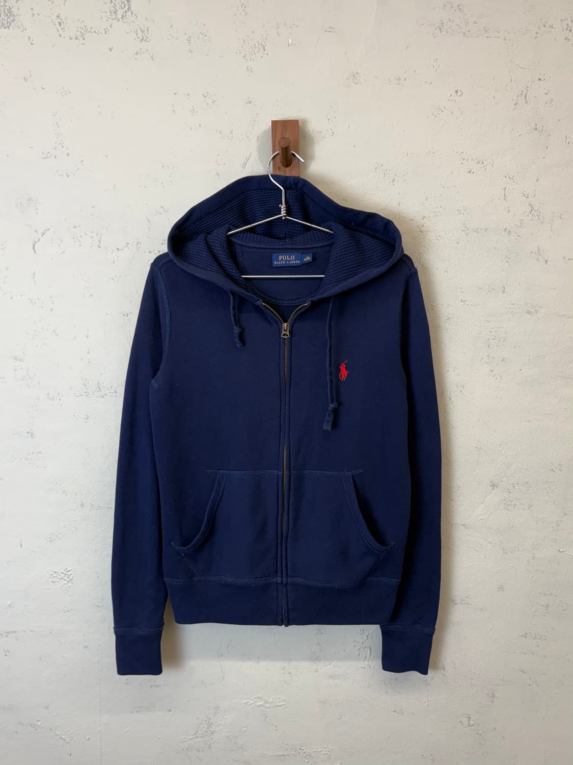 폴로랄프로렌 네이비 우먼 포니로고 후드집업 상품이미지1