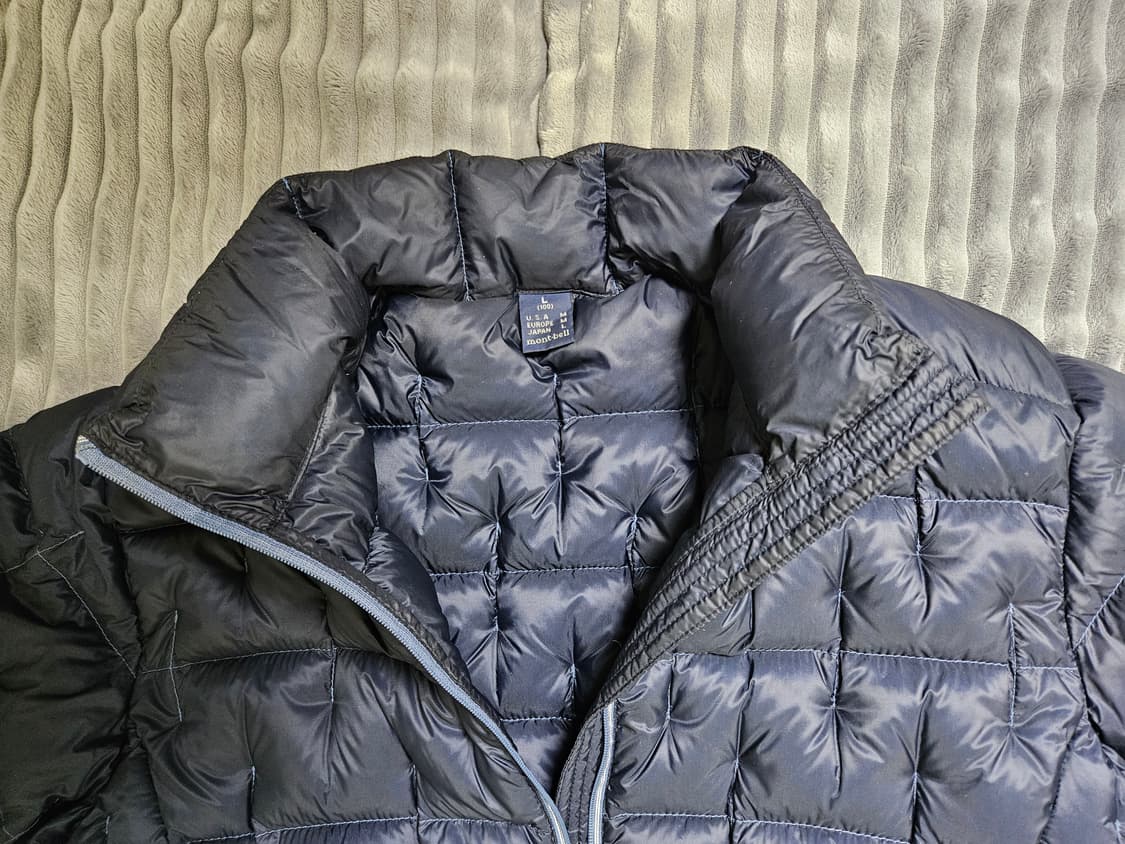 [L] 몽벨 넥로고 구스다운 경량 패딩 점퍼 상품이미지3