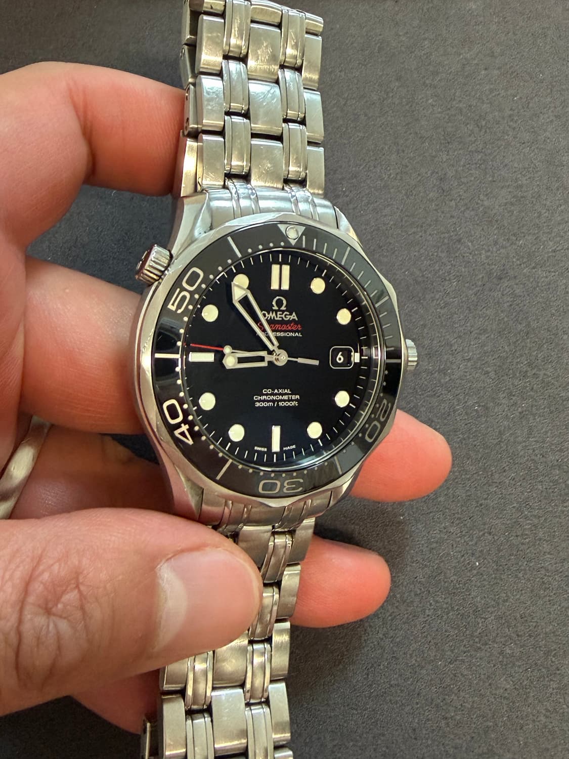 풀박스) 오메가 씨마스터300 (구씨마) + 질랜드 러버스트랩 상품이미지5