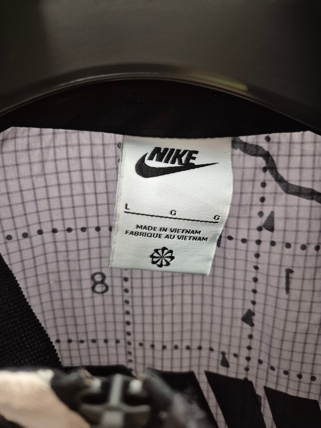 나이키 에어 바람막이 L 블랙 상품이미지5