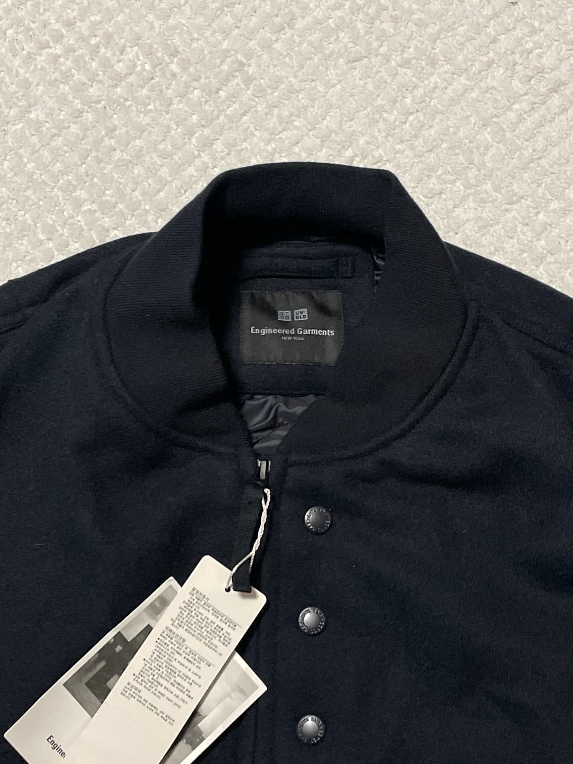 유니클로 X 엔지니어드 가먼츠 쇼트 블루종 네이비 상품이미지5