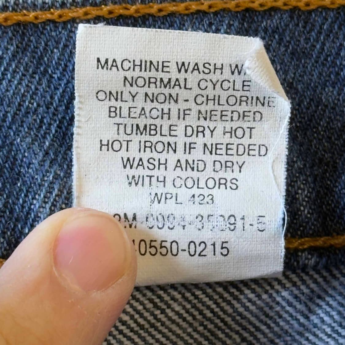 90s 리바이스 550 데님팬츠 W33 L30 상품이미지7