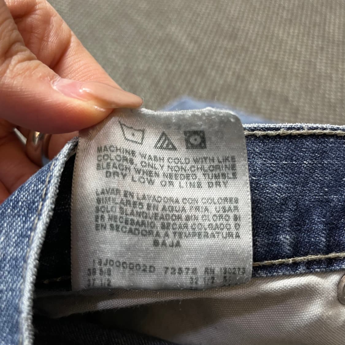 (36) 랭글러 중청 백카고 데님 팬츠 상품이미지5