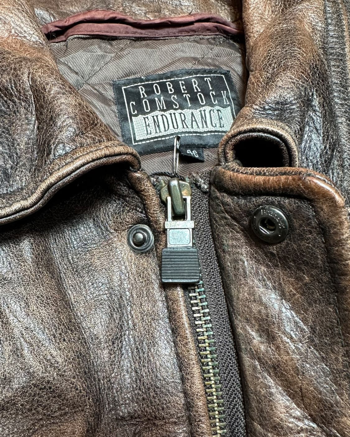 Old 헤비 리얼 레더 A-2 플라이트 자켓  상품이미지6