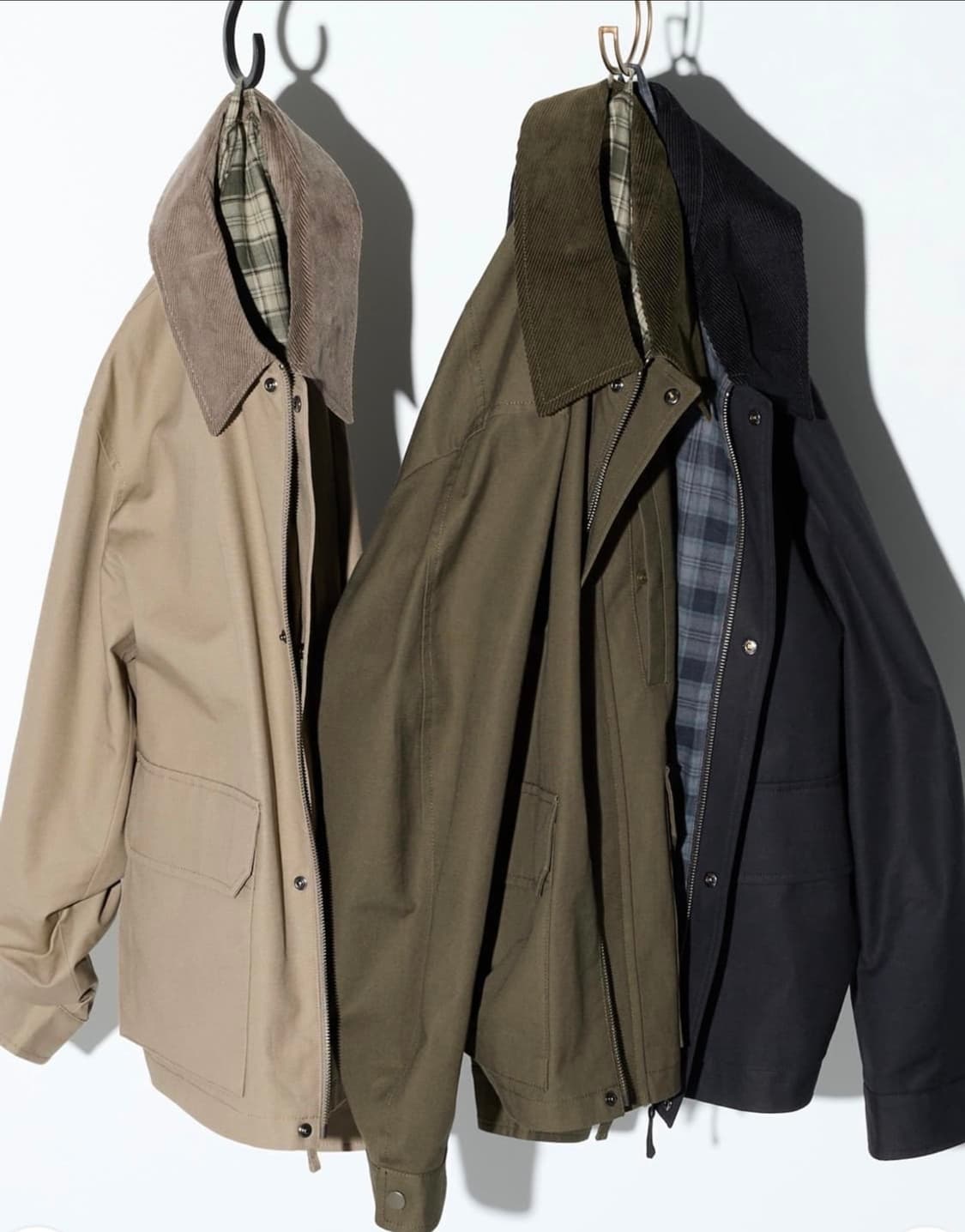 유니클로 퍼프테크 유틸리티 자켓 L 바버맛 상품이미지3