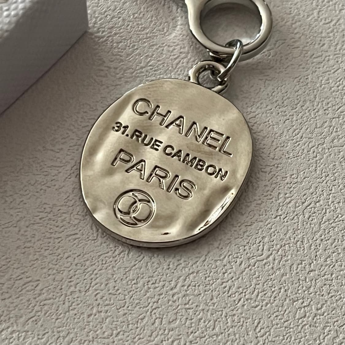 샤넬 정품 빈티지 업사이클링 키링 상품이미지4