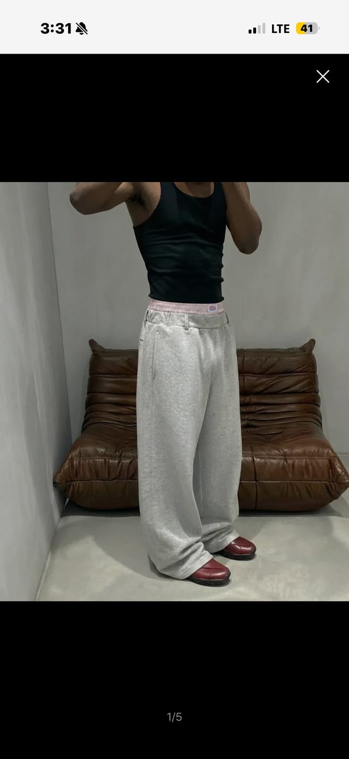 필드메뉴얼 트렁크 스웻팬츠 멜란지 상품이미지3