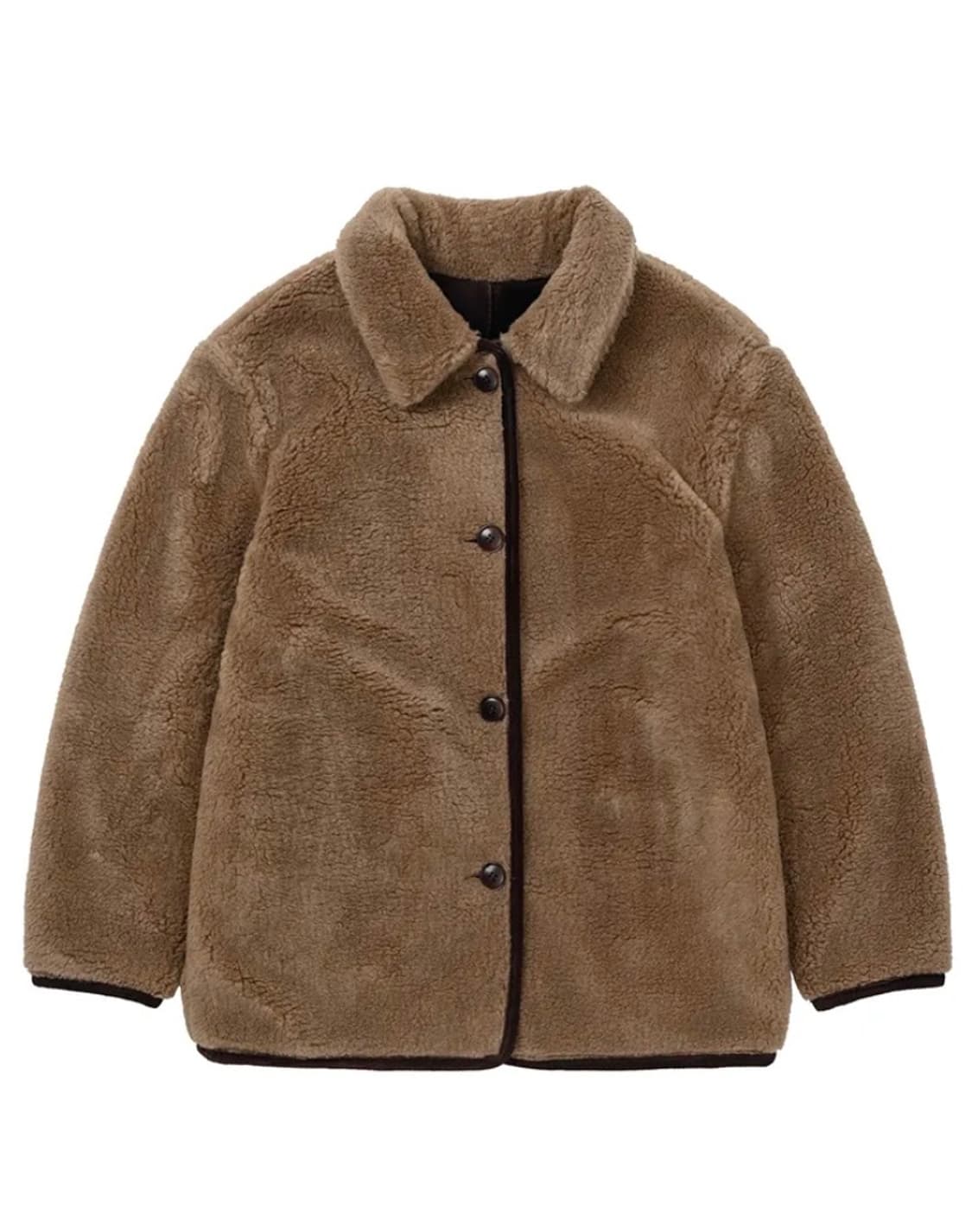 니하운 Loire shearling real mustang brown 상품이미지2