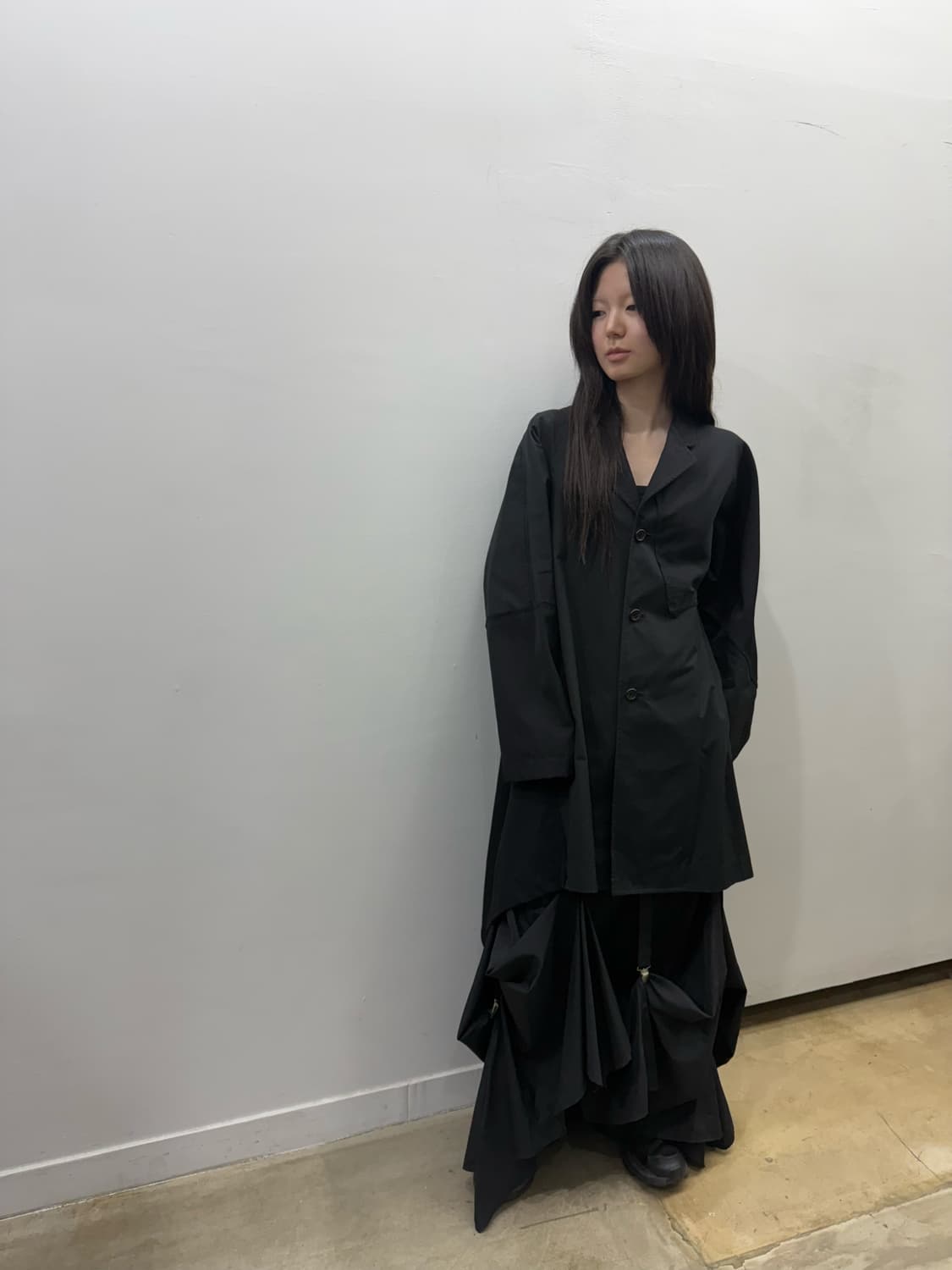 꼼데가르송 트리콧 아카이브 오버핏 패치 코트 상품이미지8