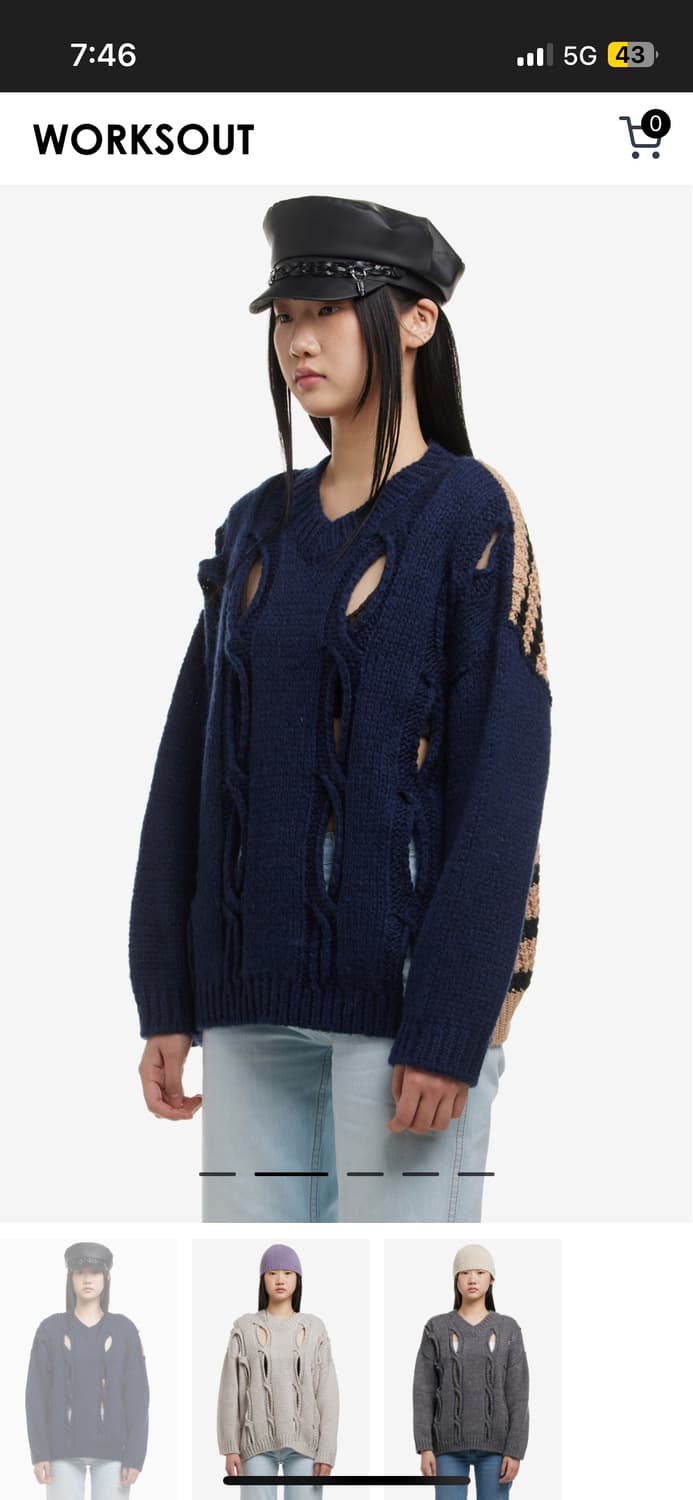 더 오픈 프로덕트 컷아웃니트  상품이미지2