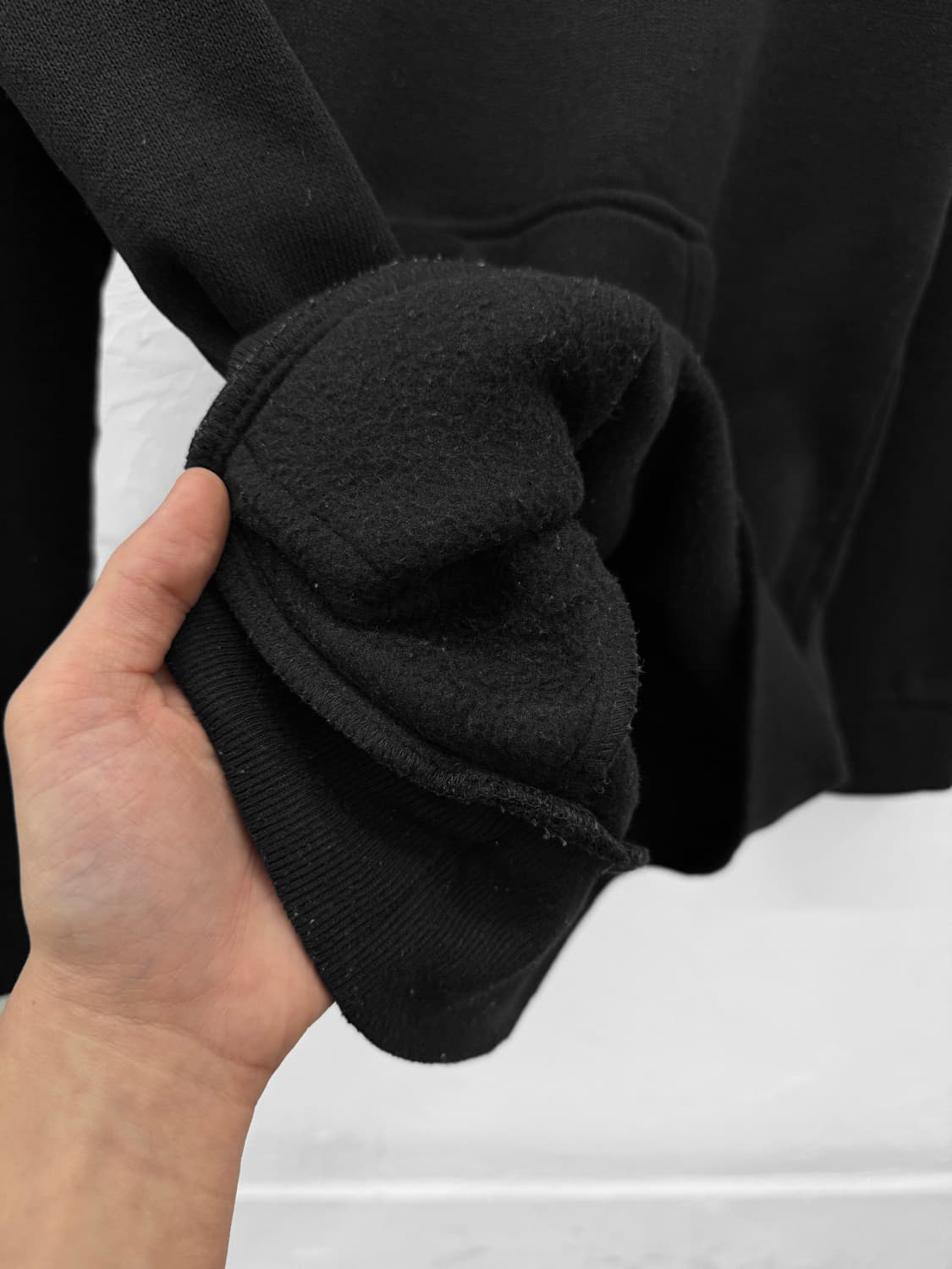 in the attic 하이넥 버튼 플리스 후드 상품이미지4